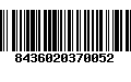 Código de Barras 8436020370052