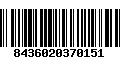 Código de Barras 8436020370151