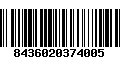 Código de Barras 8436020374005