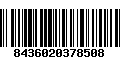 Código de Barras 8436020378508