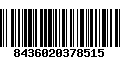 Código de Barras 8436020378515