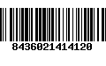 Código de Barras 8436021414120