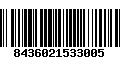 Código de Barras 8436021533005