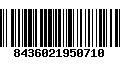 Código de Barras 8436021950710