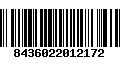 Código de Barras 8436022012172