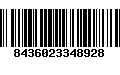 Código de Barras 8436023348928