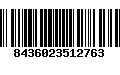 Código de Barras 8436023512763