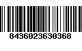 Código de Barras 8436023630368