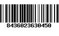 Código de Barras 8436023630450