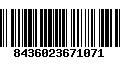 Código de Barras 8436023671071