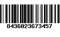 Código de Barras 8436023673457