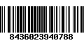 Código de Barras 8436023940788