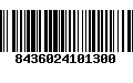 Código de Barras 8436024101300