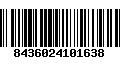 Código de Barras 8436024101638