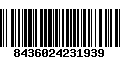 Código de Barras 8436024231939