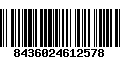 Código de Barras 8436024612578