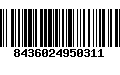 Código de Barras 8436024950311