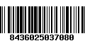 Código de Barras 8436025037080