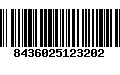 Código de Barras 8436025123202