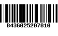 Código de Barras 8436025207810