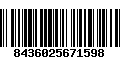 Código de Barras 8436025671598