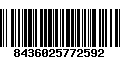 Código de Barras 8436025772592