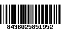 Código de Barras 8436025851952