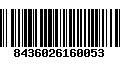 Código de Barras 8436026160053