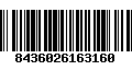 Código de Barras 8436026163160