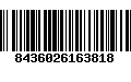 Código de Barras 8436026163818