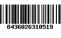Código de Barras 8436026310519