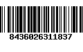 Código de Barras 8436026311837