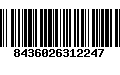 Código de Barras 8436026312247