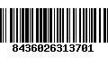 Código de Barras 8436026313701