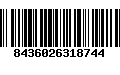 Código de Barras 8436026318744