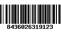 Código de Barras 8436026319123