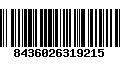 Código de Barras 8436026319215