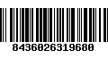 Código de Barras 8436026319680