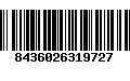 Código de Barras 8436026319727