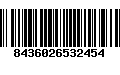 Código de Barras 8436026532454