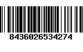 Código de Barras 8436026534274