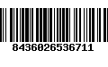 Código de Barras 8436026536711
