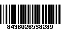 Código de Barras 8436026538289