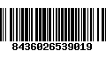 Código de Barras 8436026539019