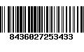 Código de Barras 8436027253433