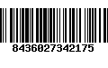 Código de Barras 8436027342175