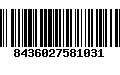 Código de Barras 8436027581031