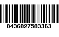 Código de Barras 8436027583363