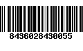 Código de Barras 8436028430055