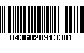 Código de Barras 8436028913381